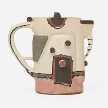Judith Zieve, Pitcher, glazed earthenware