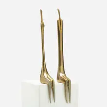 Aharon Bezalel, Tiny Couple, 1984, brass