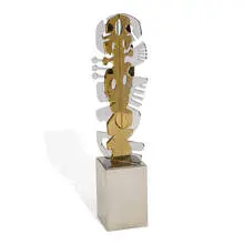 Guido Brink, Silver and Gold Abstraction