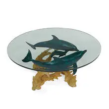Robert Wyland, Dolphin Reef coffee table