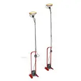 Achille & Pier Giacomo Castiglioni, early Toio floor lamps, pair