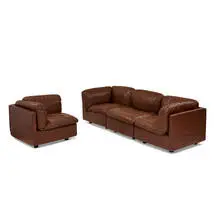 Zanotta, four-piece sectional sofa, Italy