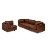 Zanotta, four-piece sectional sofa, Italy