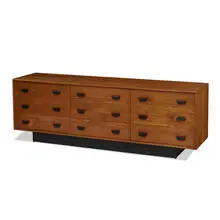 Inter-Continental Design Ltd., dresser and nightstands, pair, Canada