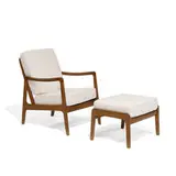 Ole Wanscher, lounge chair, model 109, and ottoman
