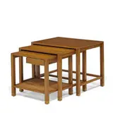 attribution Harvey Probber, nesting tables, set of three