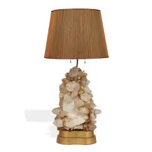Carole Stupell, large Rock Crystal table lamp
