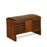 Deluxe piano bench with record player and radio by Story & Clark and Rca, sold Feb 2022
