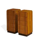 Art Déco, nightstands, pair