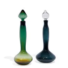 Wayne Husted, large Genie Bottle decanters, two, model 5815L