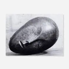 C.J. Ockeloen, Untitled (The Sleeping Muse by Constantin Brancusi), c. 1970, gelatin silver print