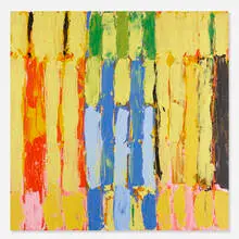 Untitled by Kazuko Inoue, 1996, acrylic on canvas, sold Oct 2019