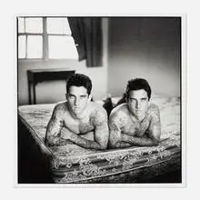 Kenneth Probst, Tattooed Twins, San Diego, 1989, 1993, gelatin silver print