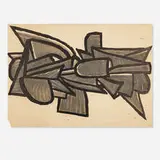 Robert Müller, Untitled, c. 1967, watercolor on paper