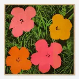 Flowers by Andy Warhol, 1964, screenprint on paper, sold Oct 2019