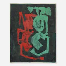 Sam Glankoff, Untitled, 1975, monotype on paper