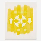 George Earl Ortman, Untitled from the X + X (Ten Works by Ten Painters) portfolio, 1964, screenprint on paper