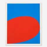 Ellsworth Kelly, Red Blue from the X + X (Ten Works by Ten Painters) portfolio, 1964, screenprint on paper