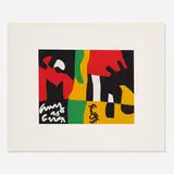 Stuart Davis, Untitled from the X + X (Ten Works by Ten Painters) portfolio, 1964, screenprint on paper