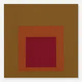 Equivocal (from Homage to the Square: Ten Works) by Josef Albers, 1962, screenprint on paper, sold Oct 2019