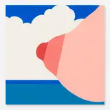 Tom Wesselmann, Seascape (Tit), 1967, screenprint on paper