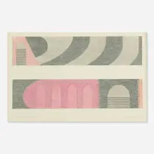 D104 Ghost Arches by Jackie Ferrara, 2004, colored pencil on paper, sold Oct 2019