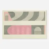 Jackie Ferrara, D104 Ghost Arches, 2004, colored pencil on paper
