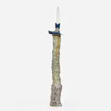 Jessica Jackson Hutchins, Stylite 3, 2007, papier-mâché, glitter, ceramic and wax