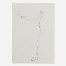 Alice Mackler, Untitled, 2013, ink on handmade paper