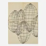 Robin Miller, Colonial PR - Bullock, 2004, graphite on found paper