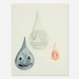 Tony Ousler, Untitled, 2003, acrylic, ballpoint pen and graphite on paper