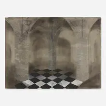 Adam Putnam, Untitled (Vault III), 2009, mixed media on paper