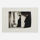 Matt Saunders, Hanna and Irm (Ghost #1), 2002, ink on vellum