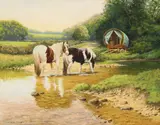 Frank Wright, Untitled, oil on canvas 61 x 71cm .