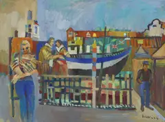 Derek Inwood, Untitled, oil on canvas 90 x 121cm .
