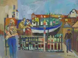 Derek Inwood, Untitled, oil on canvas 90 x 121cm .