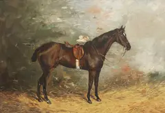 Untitled by Henry Frederick Lucas Lucas, oil on board 25 x 35cm, sold Jun 2021