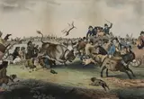 'Designed by an Amateur', Untitled, unframed; and 'Designed by an Amateur' Westminster Pit colour engraving 37 x 52cm (2)
