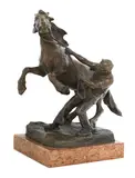 Hans Müller, Untitled, mounted on a marble base 36cm wide 44cm high including base