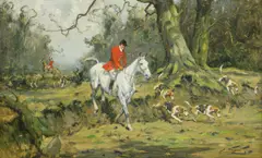 Untitled by George Wright, oil on canvas 25.5 x 40.5cm, sold Jun 2021