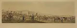 Thomas Sutherland, Untitled, near Rodgrove coloured engraving 21 x 36cm (6)