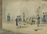 Henry Alken Snr., Untitled, Henry Alken Snr (1785-1851) Gentlemen and the Match watercolour 18 x 25cm