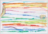 Maria Lassnig, Hände, 1989, Öl auf Leinwand