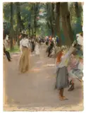 Max Liebermann, Papageienallee im Zoologischen Garten in Amsterdam