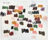 Günther Förg, Ohne Titel, 2007, Acryl und Ölkreide auf Leinwand