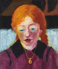 Emil Nolde, Christina, 1915, Öl auf Leinwand