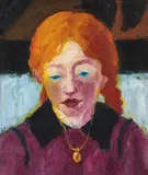 Emil Nolde, Christina, 1915, Öl auf Leinwand
