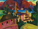 Karl Schmidt-Rottluff, Ascona, 1927, Öl auf Leinwand