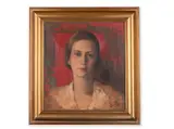 František Václav Süsser, Portrait of a Woman, 1931, Oil on canvas