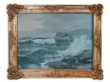 Josef Svoboda, Sea Surf, First half of 20th century, Oil on canvas